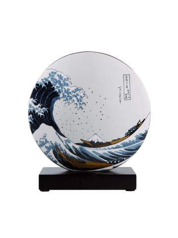 Goebel Vase " Katsushika Hokusai - Die  Welle II " in Bunt