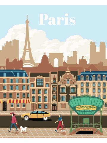 Ravensburger Malprodukte Farbenfrohes Paris CreArt Adults Trend 12-99 Jahre in bunt