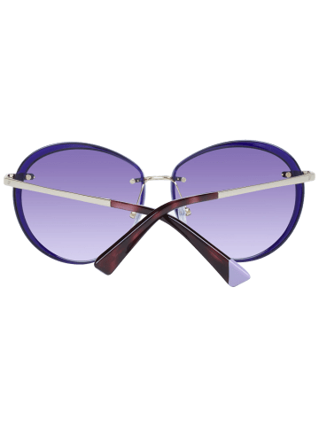 Web Frauen Sonnenbrille Rund Blau