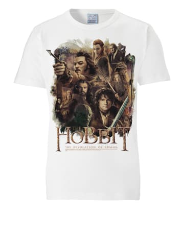 Logoshirt T-Shirt Hobbit - Poster in altweiss