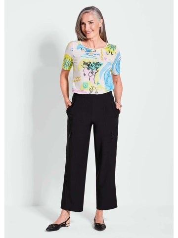 GOLDNER Cargohose Bequeme Hose VERA mit sportlichem Look in schwarz