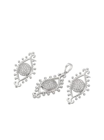 NAEMI Women Jewelry Set in Silver