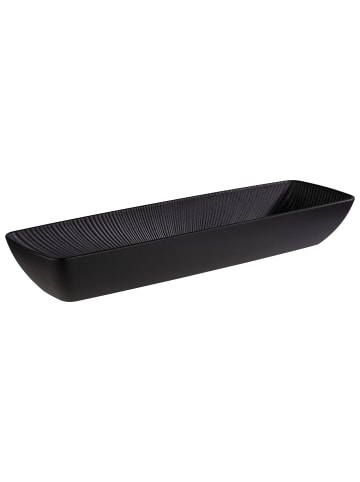 APS GN Schale in schwarz, 53 x 16,2 cm, H: 7,5 cm       