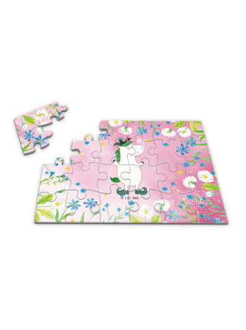 Mr. & Mrs. Panda Puzzle Einhorn Joker ohne Spruch in Rot Pastell