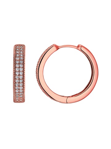 Steel_Art Creolen Rica poliert in rosegoldfarben