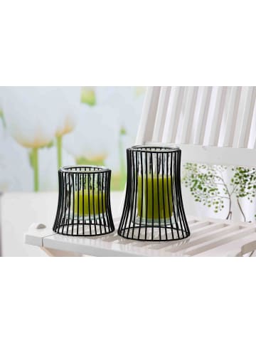 Ritzenhoff & Breker 2-tlg. Windlichter-Set Nero in Schwarz-Transparent
