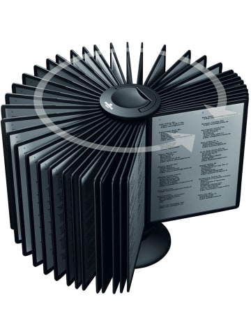 Durable Sichttafeldrehständer Sherpa Display System carousel 40 schwarz