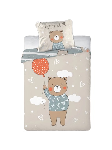 Faro Tekstylia Bettwäschebezug Teddybär in beige