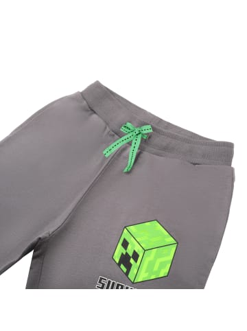 Minecraft Minecraft Jungen Creeper Hose Jogginghose in grau