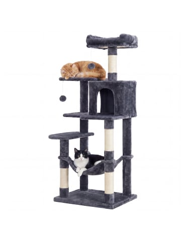 Feandrea Katzenbaum Clawfy in Dunkelgrau - (B)45 x (H)137.7 x (T)55 cm