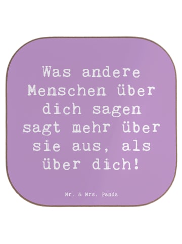 Mr. & Mrs. Panda Bierdeckel Spruch Mobbing bewältigen Selbstwert... in Lavendeltraum