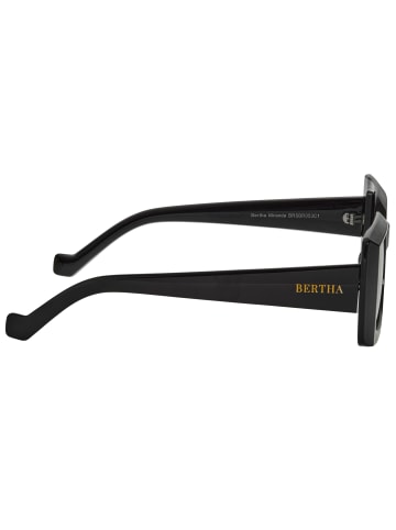Bertha Polarisierte Sonnenbrille "Miranda" in Schwarz/Schwarz