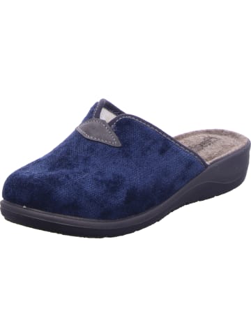 Fischer Markenschuh Pantoffel in blau