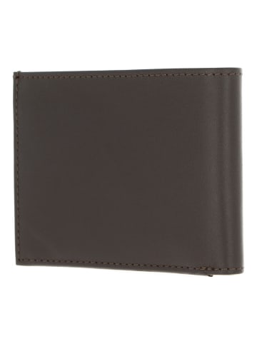 oxmox Leather Geldbörse RFID Schutz Leder 11 cm braun-lizard