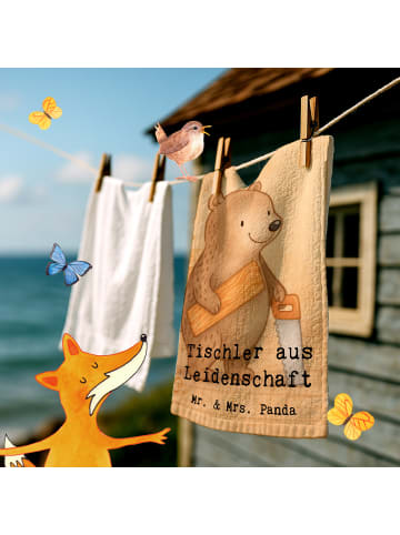 Mr. & Mrs. Panda Gästehandtücher Tischler Leidenschaft Design mi... in Weiß