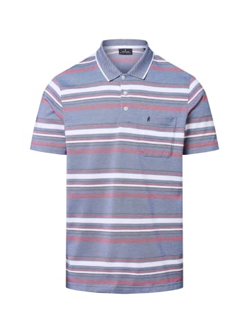 Ragman Poloshirt in marine mehrfarbig