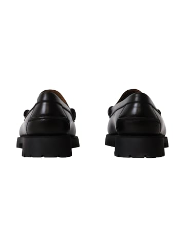 Sebago Sebago Docksides Dan Lug W aus Leder Schwarz