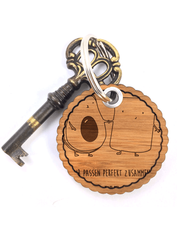 Mr. & Mrs. Panda Anhänger Avocado Toast mit Spruch in Braun