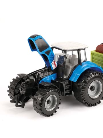 Toi-Toys Traktor mit einem Auflieger mit Baumstämmen und Rückzug Funktion 3 Jahre