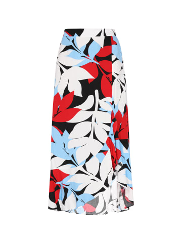 IZIA Women Skirt in black multicolor