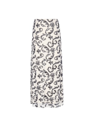 Usha Women Skirt in offwhite black