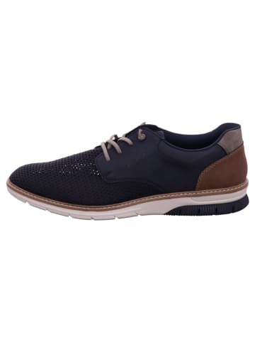 rieker Herrenschnürschuhe halb sportlicher Boden ( Standard ) 1444214 144 in  Blau