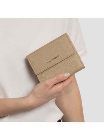 Lazarotti Bologna Leather Geldbörse Leder 12 cm in sand