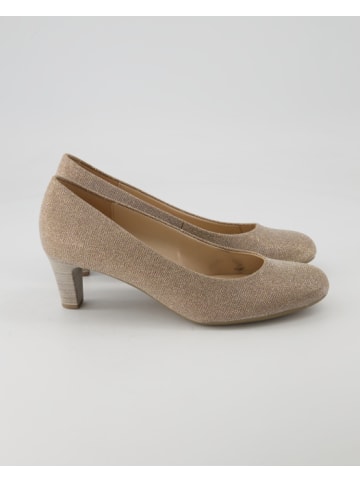 Gabor Business Pumps in Gold