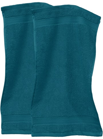 Erwin Müller Frottier Gästetuch 2er-Pack Friedrichshafen in petrol