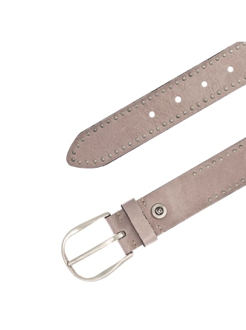 b.belt Nietengürtel Leder in rose