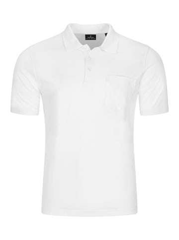 Ragman Poloshirt Basic in Weiß