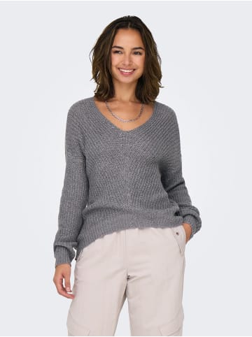 JDY Pullover 'New Megan' in Grau