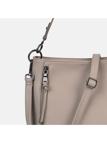 FREDs BRUDER Bestie Schultertasche Leder 28 cm in sandy taupe