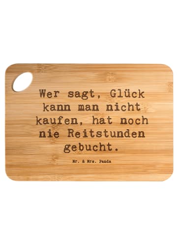 Mr. & Mrs. Panda Brett Spruch Reitlehrerin Freude mit Spruch in Braun