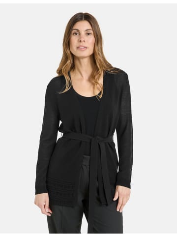 Gerry Weber Jacke Strick in Schwarz