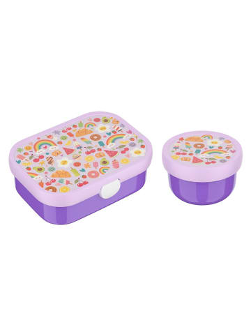 Mepal 2er Set Obst- und Bentobox Campus (2025) in 300 & 750 ml in Food Fest