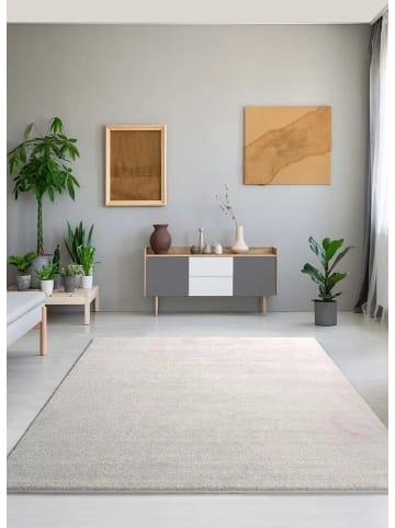 Atticgo Kurzflor-Teppich MONTANA in weiß