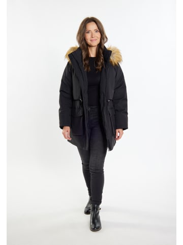 Usha Wattierter Parka in Schwarz