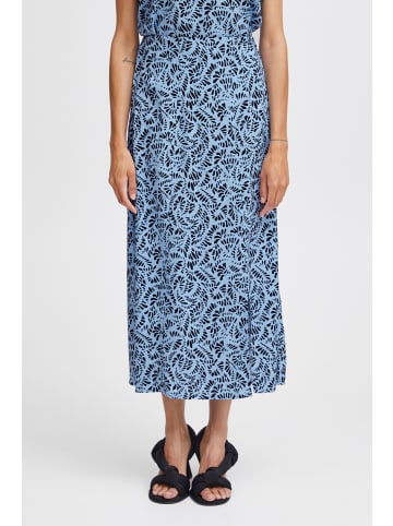 b.young A-Linien-Rock BYMMMJOELLA SLIT SKIRT 2 - 20814542 sommerlicher Rock mit Schlitz in Blau