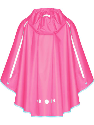 Playshoes Kinder Regenjacke "Regenponcho faltbar" in Rosa