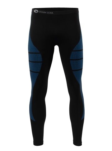 Stark Soul® Skiunterwäsche - Hose Funktionsunterwäsche in schwarz/blau