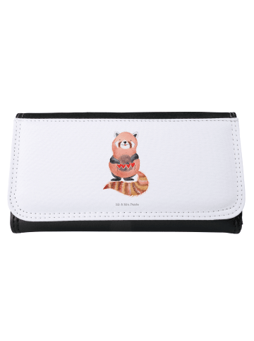 Mr. & Mrs. Panda Frauen Portemonnaie Roter Panda ohne Spruch in Weiß
