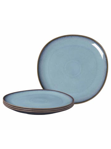 like. by Villeroy & Boch 4er Set Servierplatten Lave ø 32 cm in Glacé