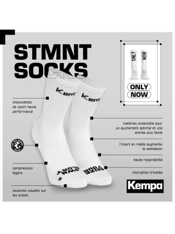Kempa Socke "Stmnt Socken Only Now" in Weiß