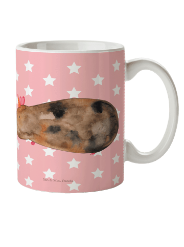 Mr. & Mrs. Panda Kinderbecher Einhorn Meerschweinchen ohne Spruch in Rot Pastell