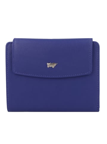 Braun Büffel Joy Geldbörse RFID Schutz Leder 12 cm in indigo violet