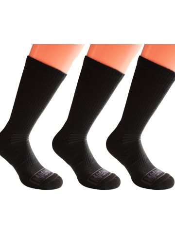 Magnum Socke "Coolmax Mx3 Socks 3-Pack" in Schwarz