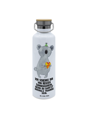 Mr. & Mrs. Panda Thermo-Trinkflasche Koala Geschenk mit Spruch in Weiß
