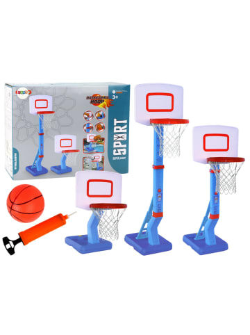 Wisam® Verstellbare Ballpumpe für Basketballkorb, 138 cm, Blau