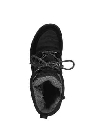 Jana Schnürstiefelette in schwarz